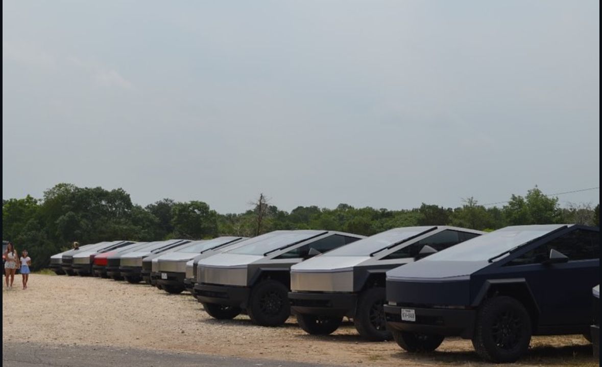 Cybertruck Rodeo gathering photo, Tesla Owners Club of Austin community event in Austin, Texas