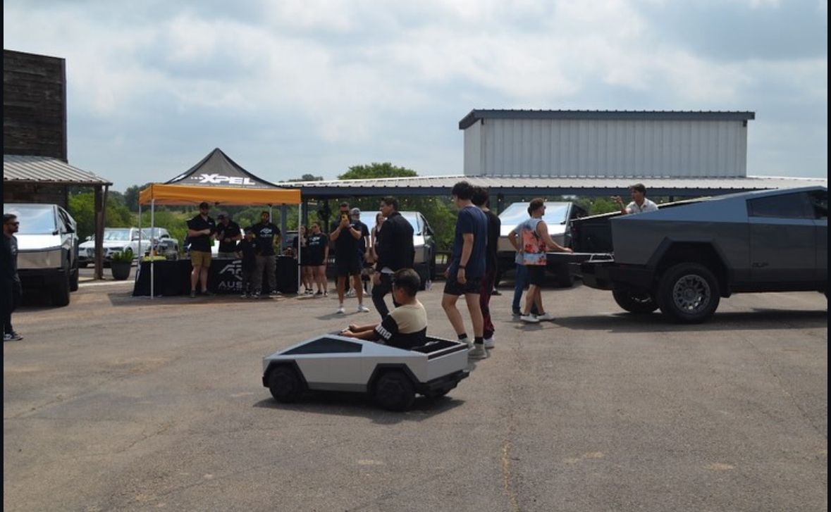 Cybertruck Rodeo gathering photo, Tesla Owners Club of Austin community event in Austin, Texas